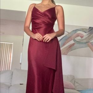 Beautiful wine red dress